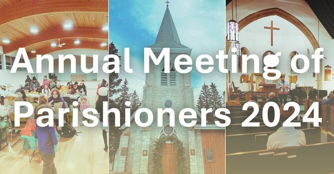 Annual Meeting  of Parishioners 2024 image